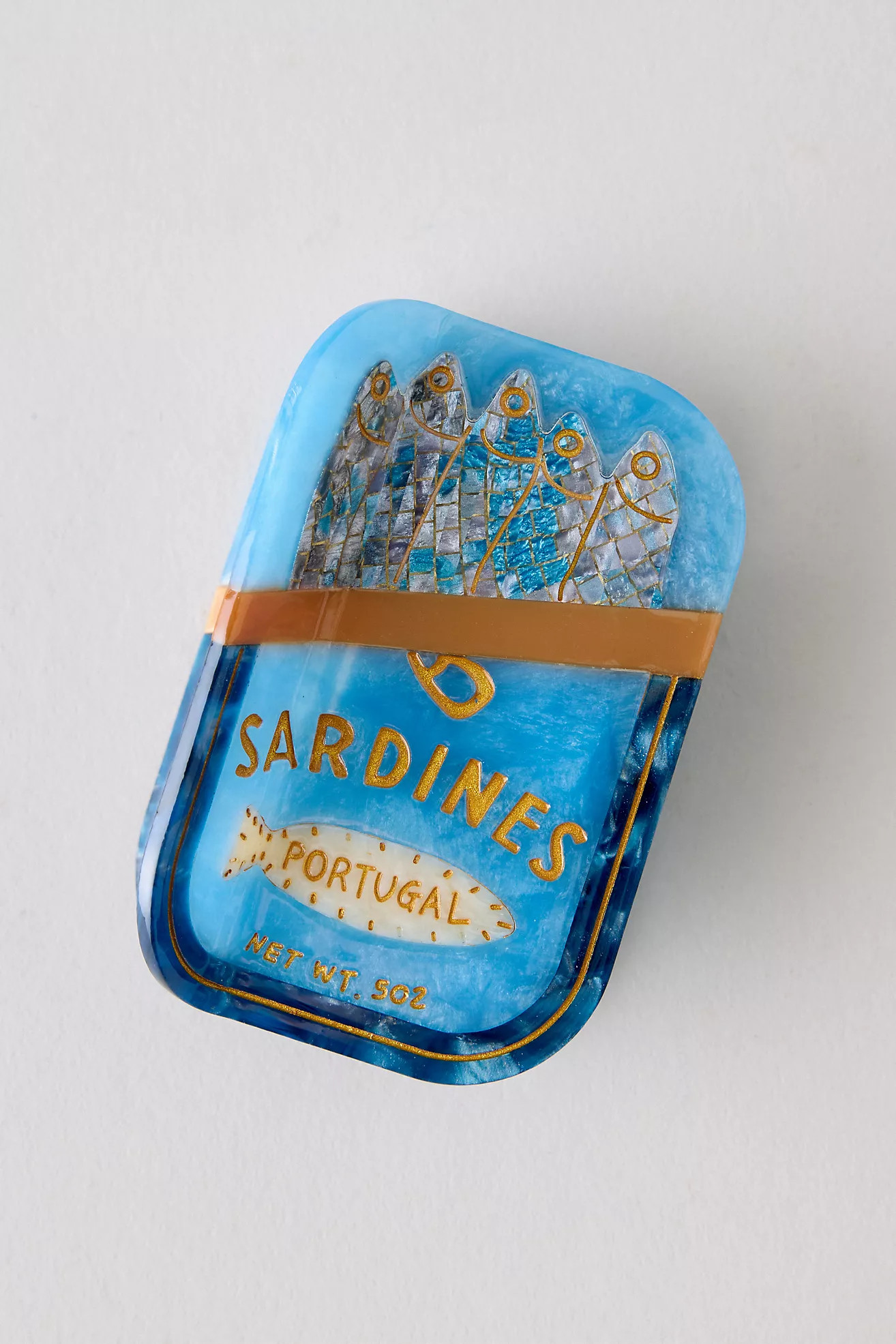 Solar Eclipse Handpainted Sardines Hair Claw Clip | Anthropologie (UK)