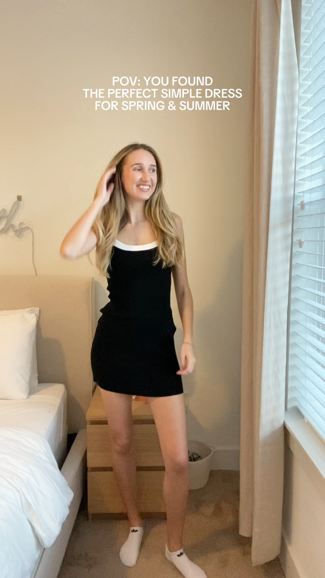 dress: size small

simple dress, black and white dress, spring fashion

#LTKstyletip