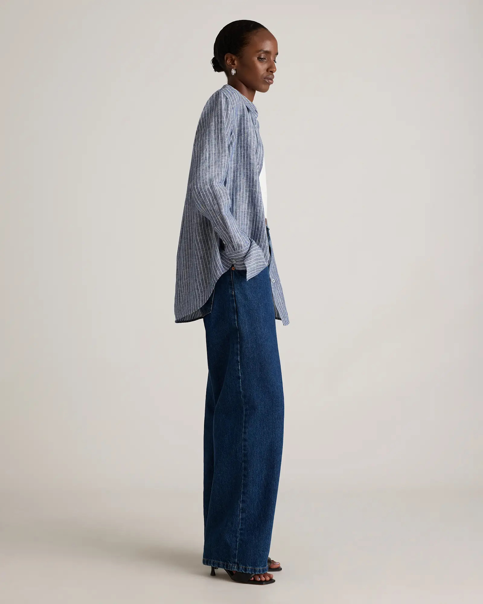 100% European Linen Shirt in White | Quince