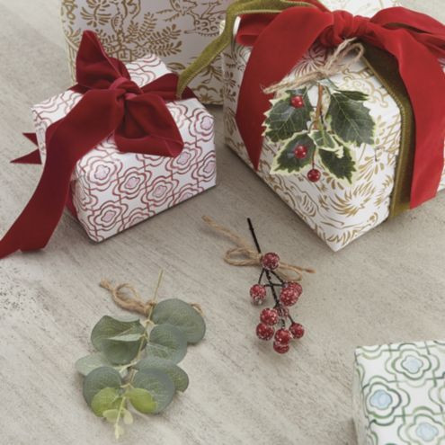 Greenery Gift Ties - Assorted Set of 3 | Ballard Designs, Inc.