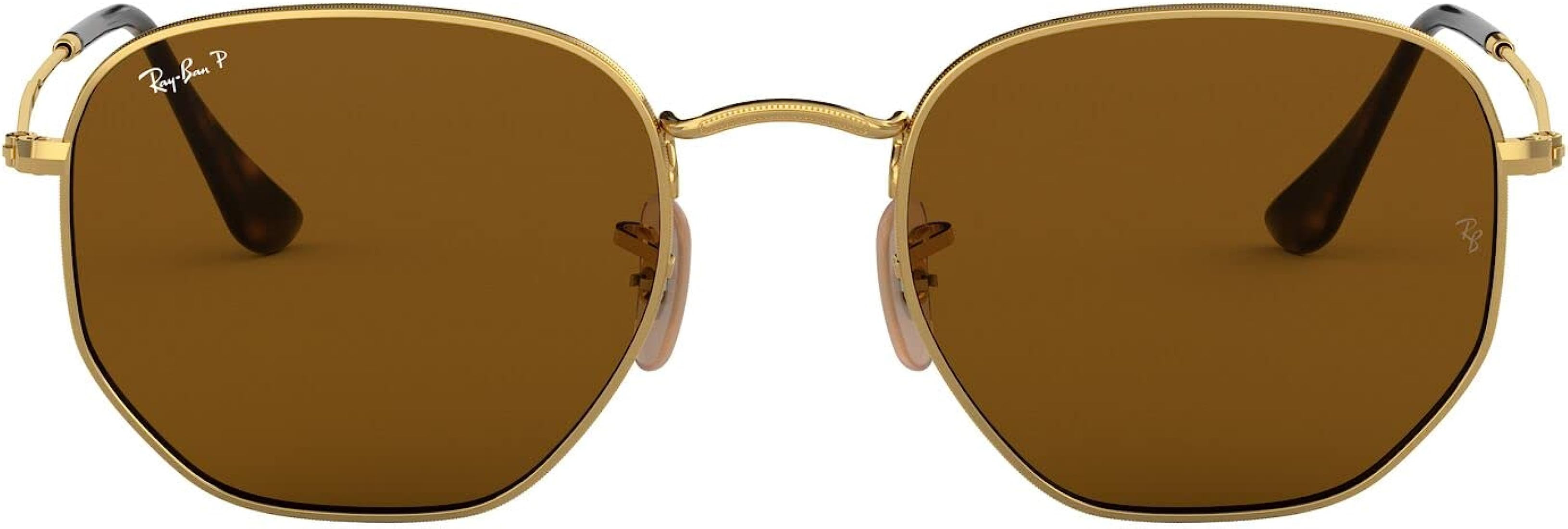 Ray-Ban Rb3548n Hexagonal Flat Lens Sunglasses | Amazon (US)
