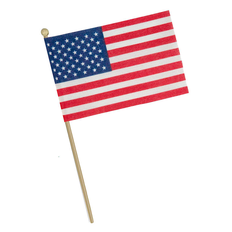 American Flag Stick, 4x6 | At Home