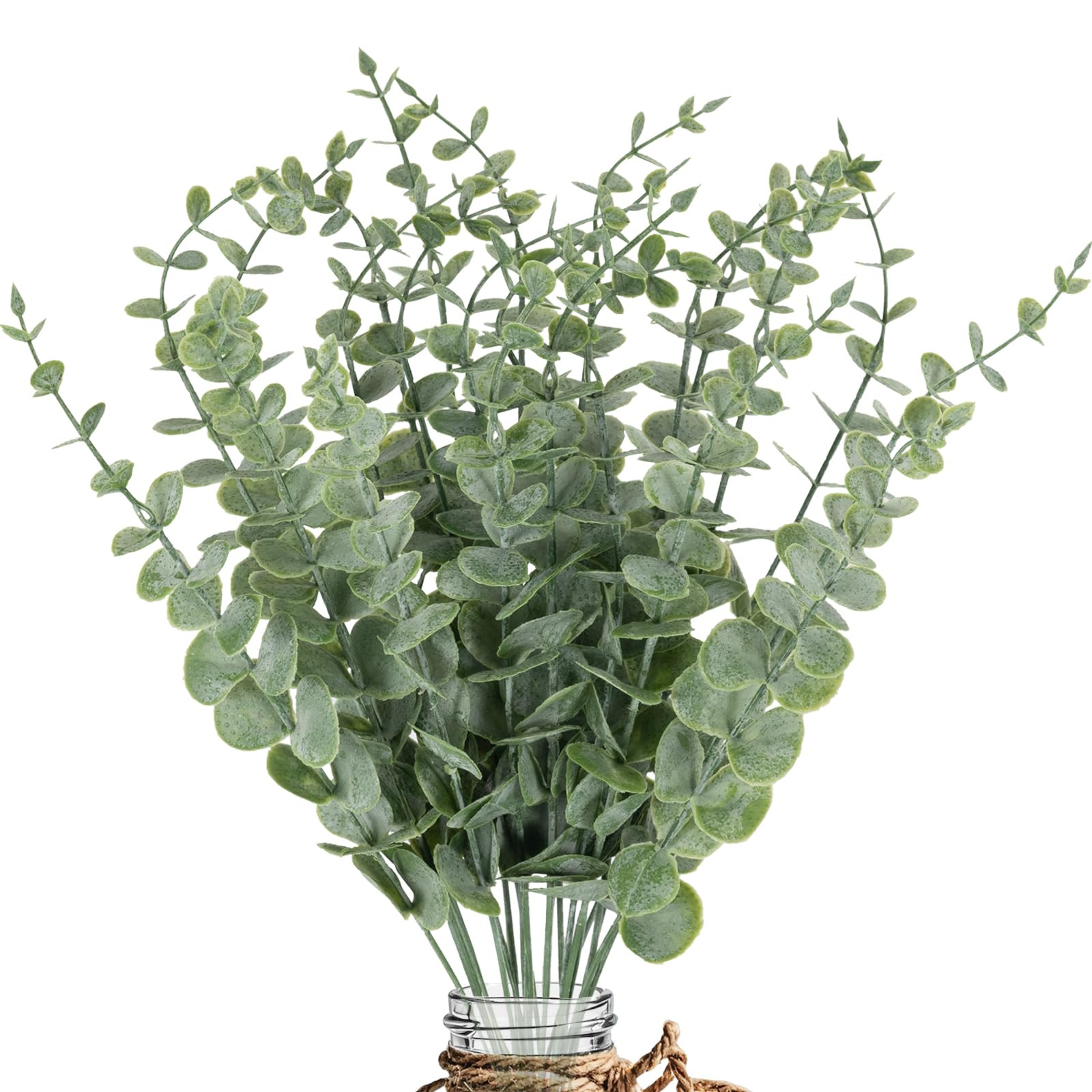 20pcs Eucalyptus Stems Artificial Eucalyptus Leaves Stems Artificial Fake Flowers for Home Office... | Amazon (US)