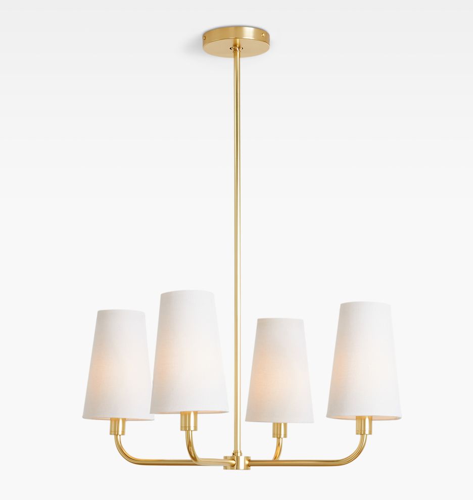 Ansel 25" 4-Light Chandelier | Rejuvenation