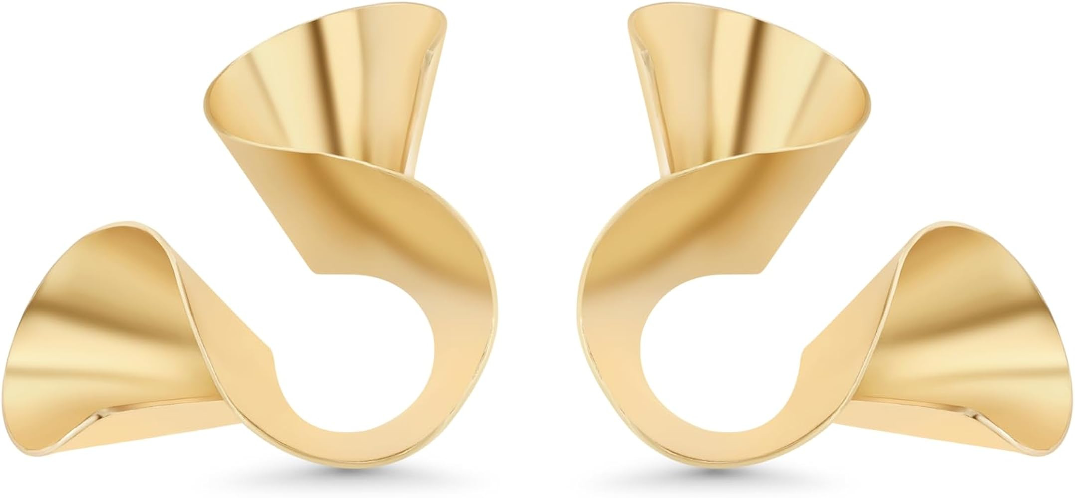 Earrings for Women Trendy, Chunky Gold Earrings, Gold Accessories for Women, Handmade Earrings, U... | Amazon (US)