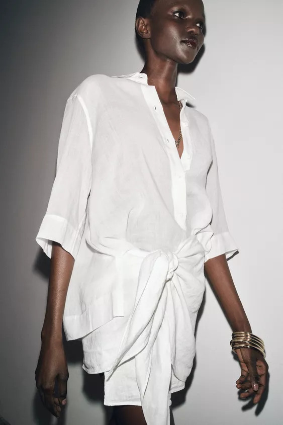 ZW COLLECTION RAMIE SHIRT | Zara US