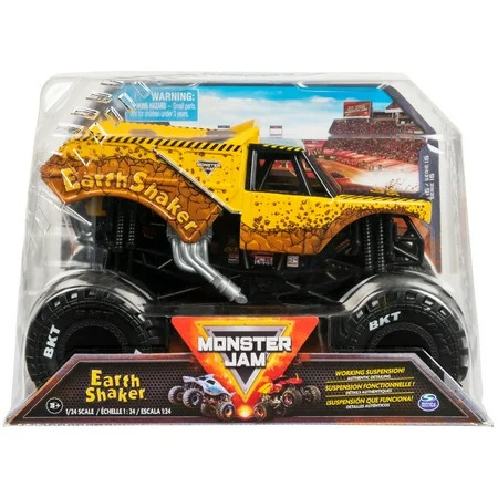 Monster Jam Earth Shaker 1:24 Scale Die-Cast Monster Truck | Walmart (US)