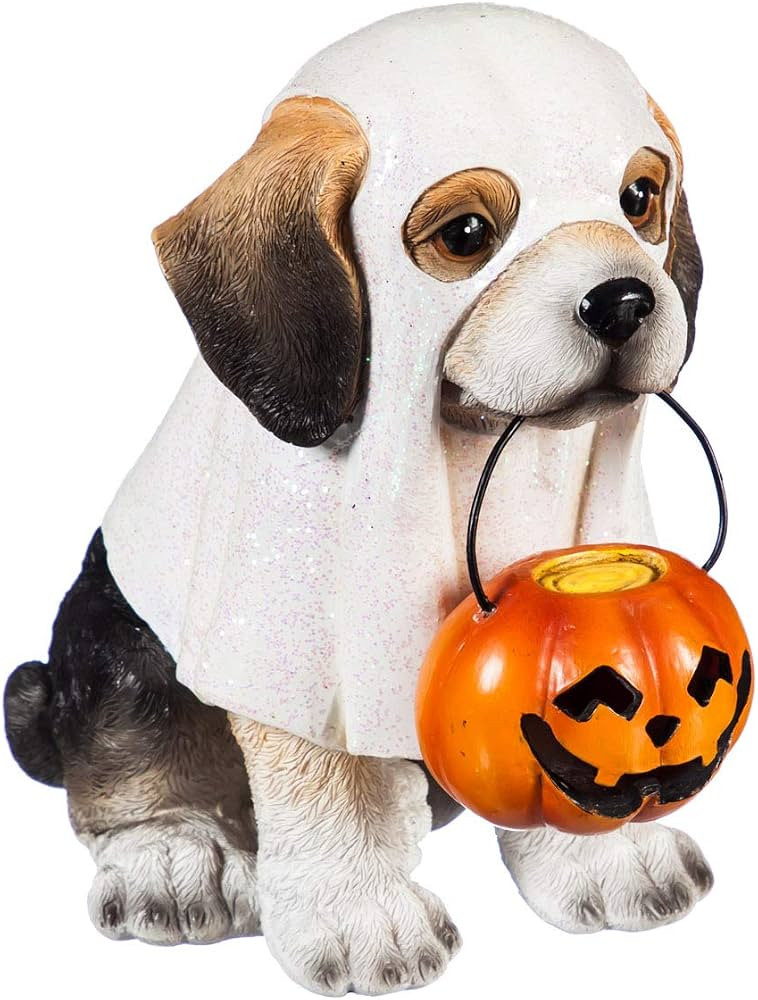 Cypress Home Beautiful Polyresin Dog in Ghost Costume Color Changing LED Table Top Décor - 3 x 5 x 5 | Amazon (US)
