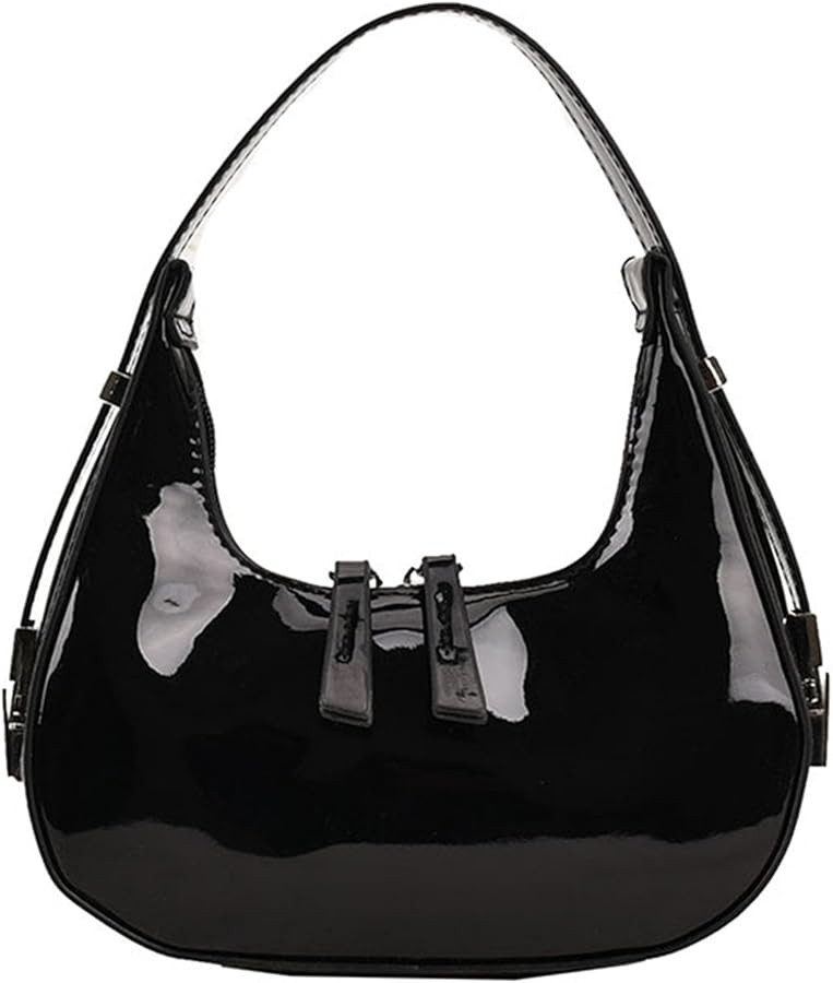 Shoulder Bag for Women Y2K Trendy Purse Vegan Leather Hobo Handbags Clutch Saddle Bag with 2 Remo... | Amazon (US)