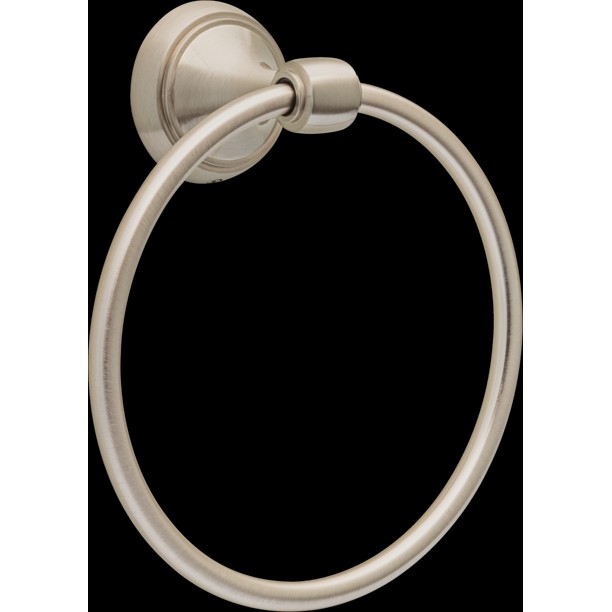 Better Homes and Gardens Safford Towel Ring, Wall Mounted Bathroom Towel Holder, Satin Nickel | Walmart (US)