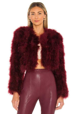 Bubish Manhattan Jacket in Wine from Revolve.com | Revolve Clothing (Global)