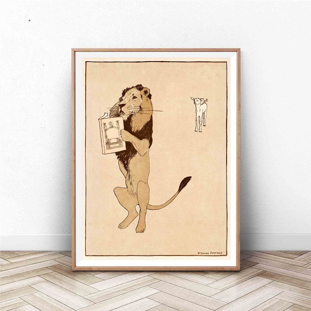 Vintage Library Poster, Reading Art, Book Poster - Etsy | Etsy (US)