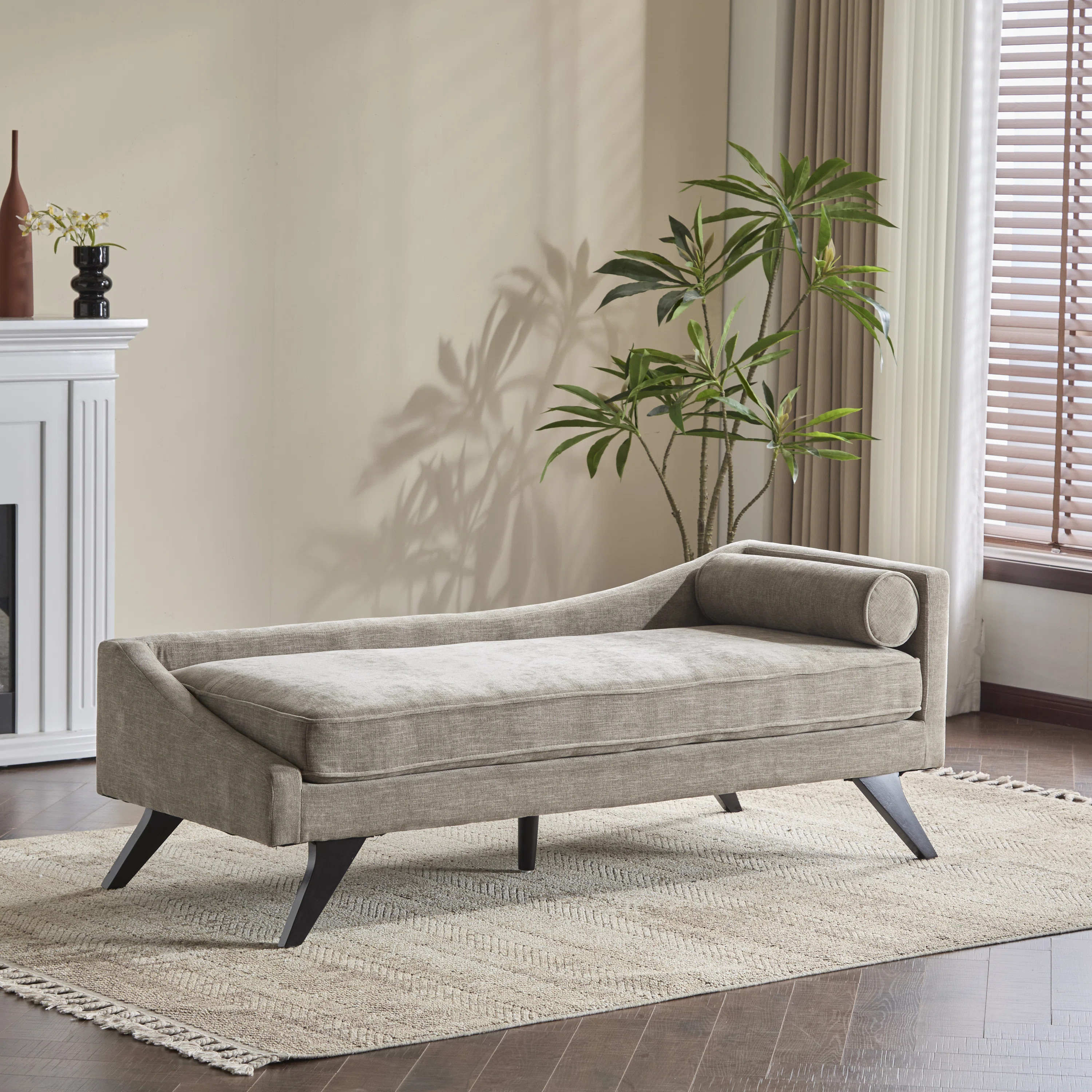 Upholstered Chaise Lounge | Wayfair North America