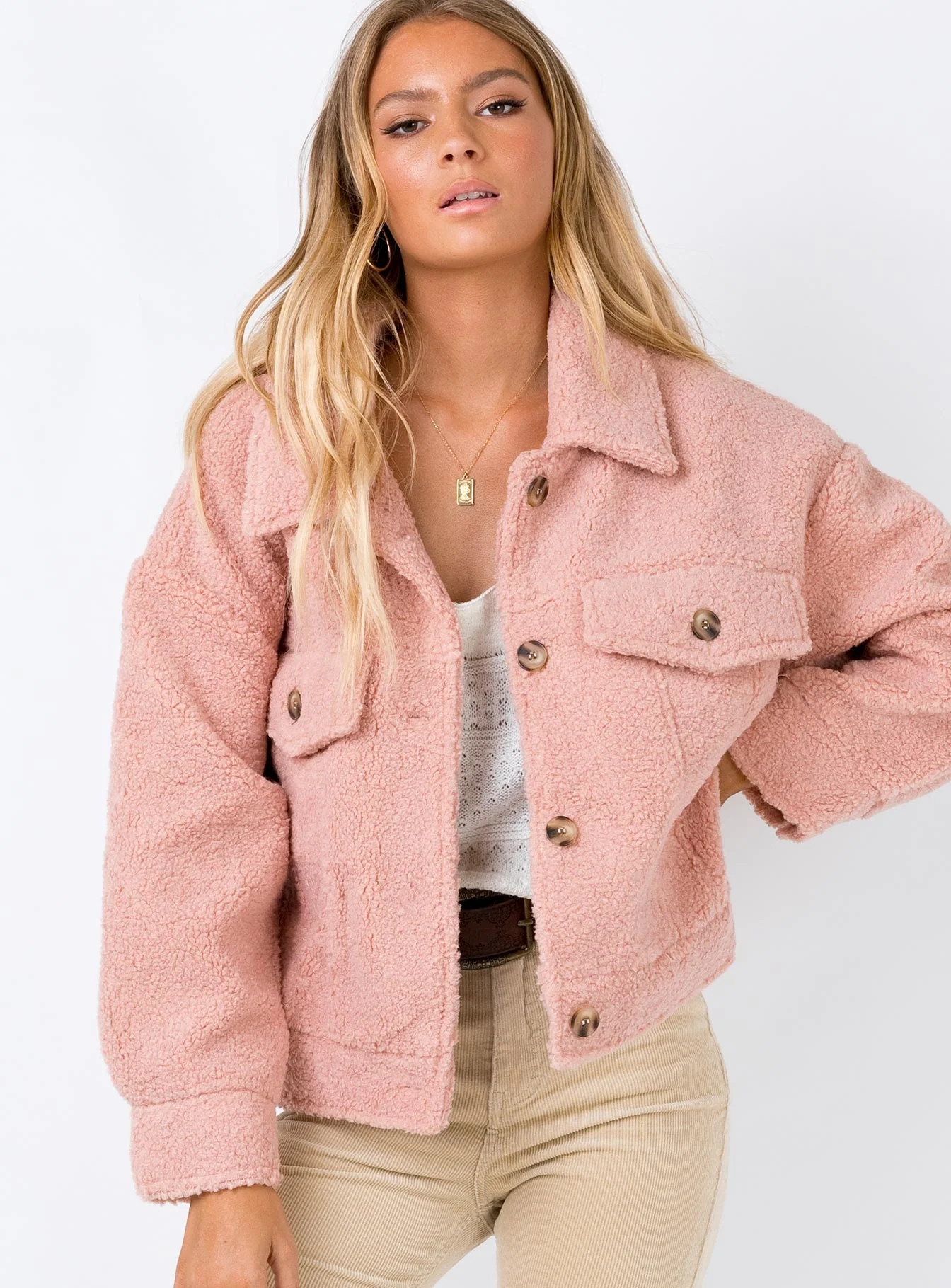 The Heritage Jacket Blush | Princess Polly AU