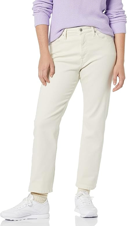Amazon Aware Women's Cropped Slim Straight Leg Jeans | Amazon (US)