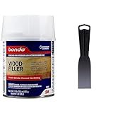 Bondo Home Solutions Wood Filler, Sandable in 15 min, 1.9 lbs with 1 oz Hardener & Warner 1-1/2'' Pl | Amazon (US)
