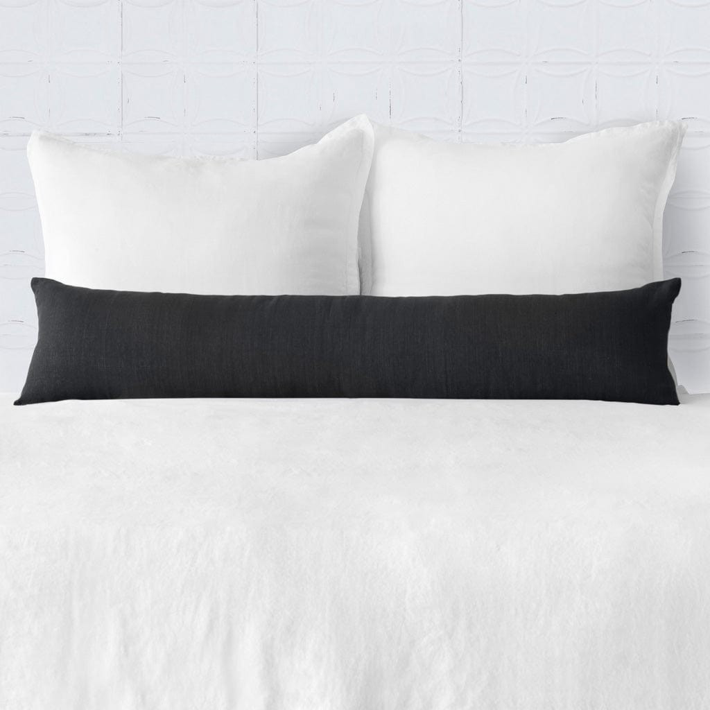 Prisha Linen Lumbar Pillow | The Citizenry | The Citizenry