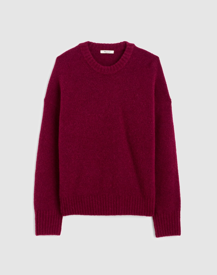 CloudSoft Drop-Shoulder Crewneck Sweater | Madewell