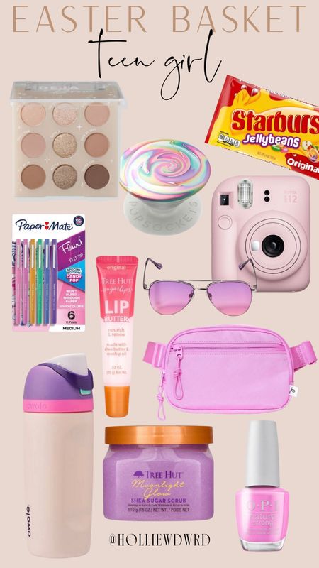 Easter Basket Teen Girl from Target

Easter basket, Easter, aviator sunglasses, fujifilm instax mini camera, sharpie flair, colourpop eyeshadow palette, fanny pack, tree hut body scrub, tree hut lip gloss, popsocket, opi nail polish, owala water bottle, jellybeans 

#LTKSeasonal #LTKstyletip