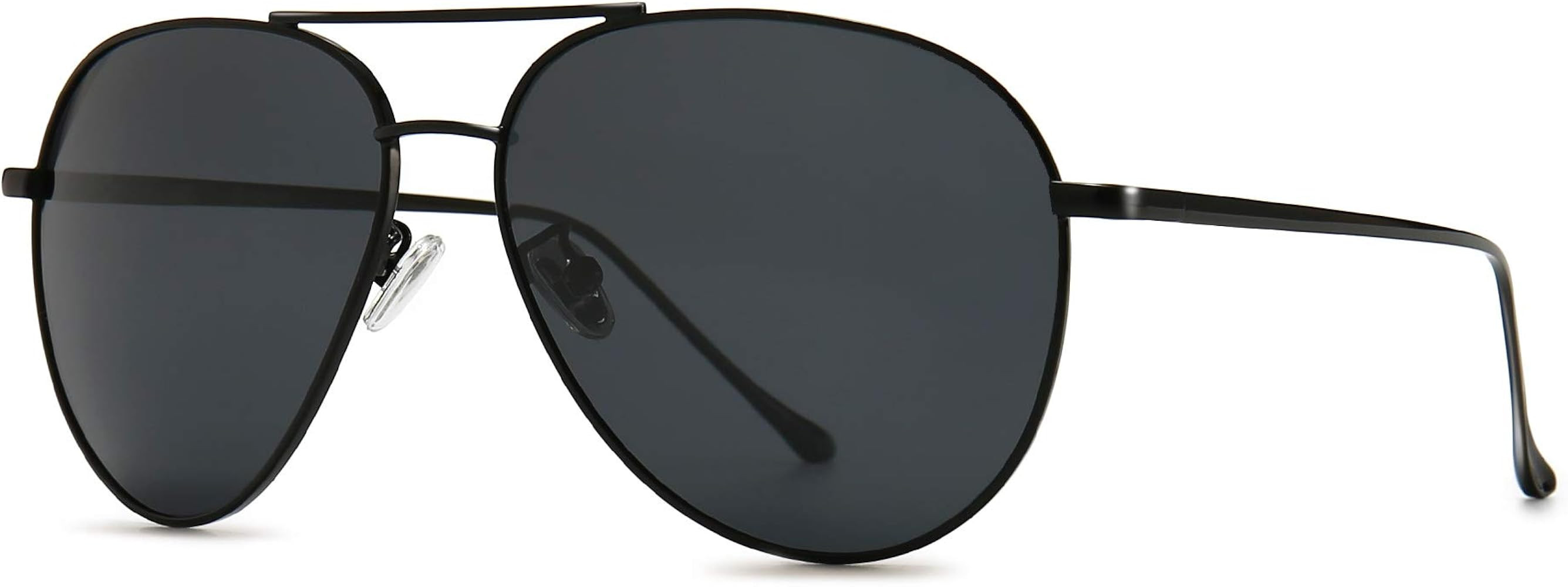 SUNGAIT Women's Lightweight Oversized Aviator Sunglasses - Mirrored Polarized Lens | Amazon (US)