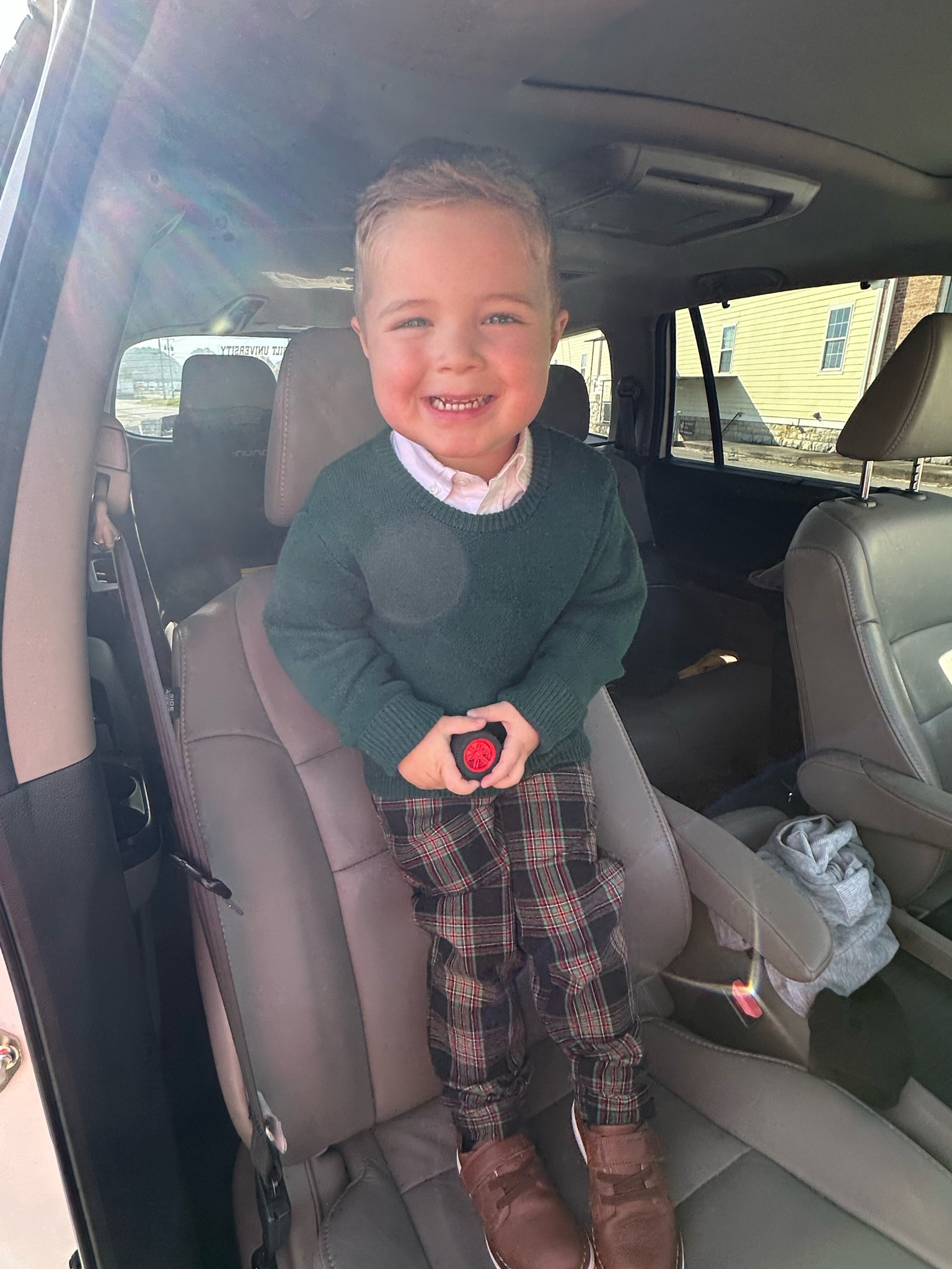 The cutest toddler boy Christmas outfit 😍🎄🎅 the pants/shoes are from Target and sweater is Little Sleepies ❤️

#LTKfindsunder50 #LTKfamily #LTKSeasonal