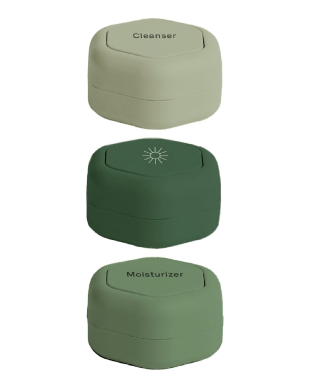 Cadence Travel Containers - Skincare Set - Magnetic Travel Capsules - For Facial Cleanser, Moistu... | Amazon (US)