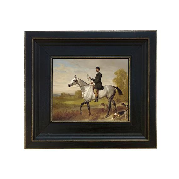 A Huntsman With Horse and Hounds by Adam Emil Framed Oil | Etsy | Etsy (US)