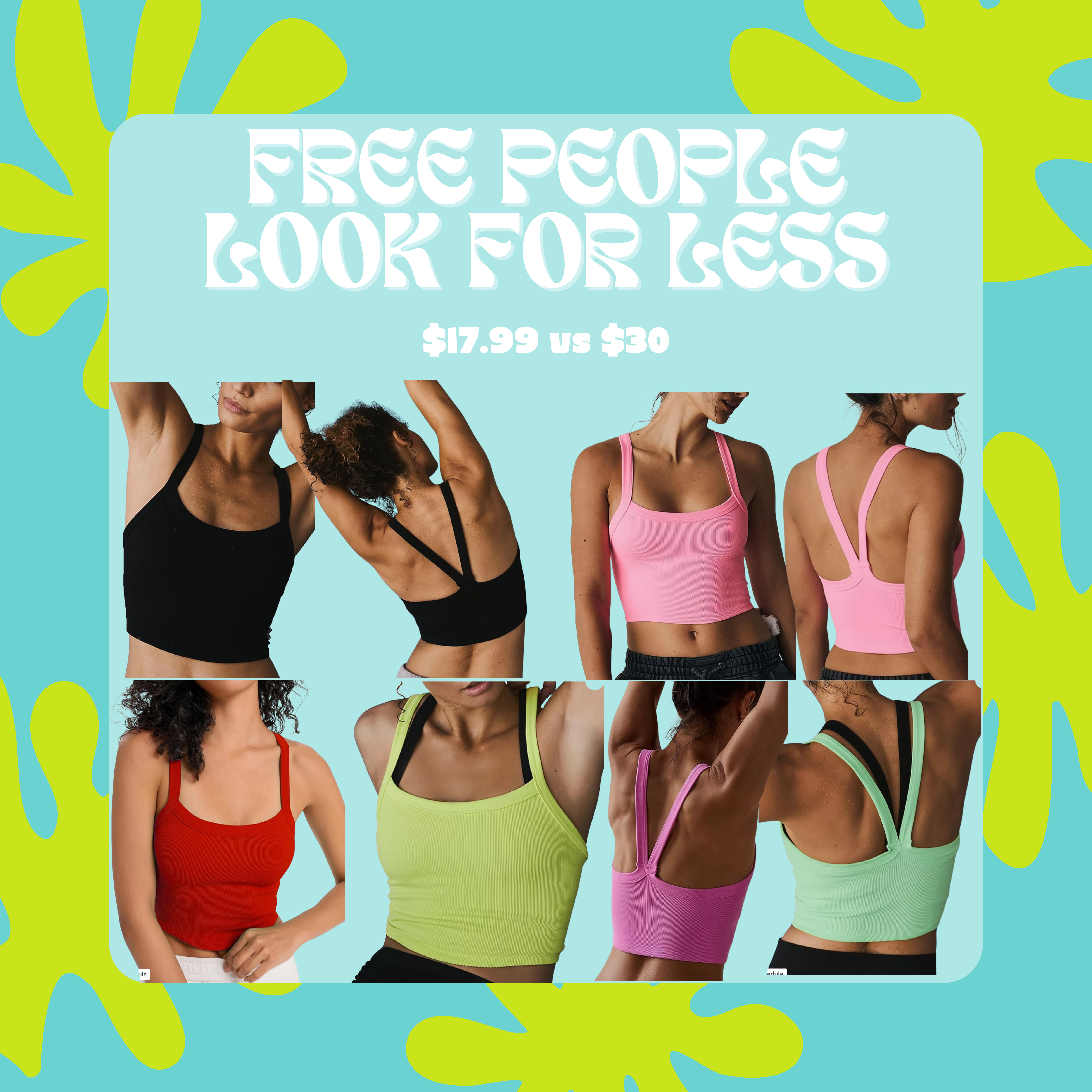 All Clear Solid Cami Lookalike - quality is amazing! I got xs/s - if between sizes go down 

 #LTKActive #LTKFindsUnder50 #LTKFitness