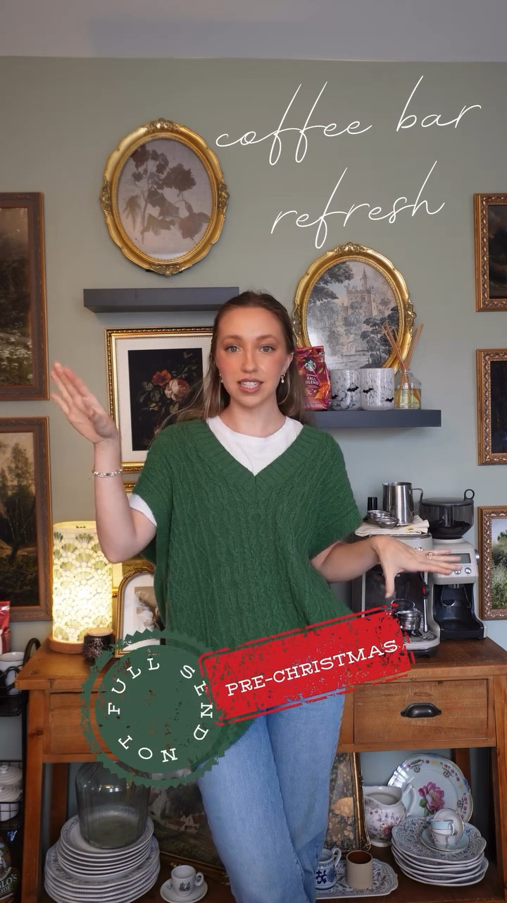 coffee bar refresh: pre-Christmas ✨🌲☕️ 

personally, I’m excited for the FULL send edition 🙈




#LTKHoliday #LTKHome #LTKSeasonal