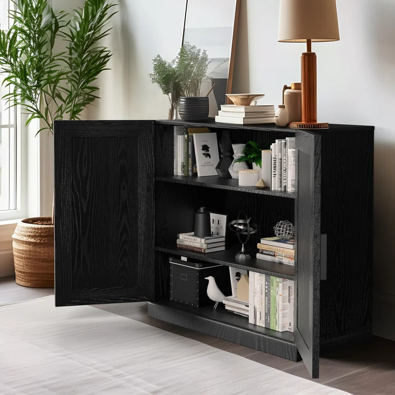31"x31"x16" Modern Rectangle Wood Storage Cabinets for Livingroom,White - Walmart.com | Walmart (US)