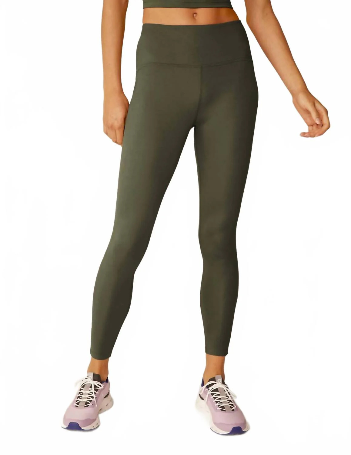 Powerbeyond Midi Legging In Modern Olive | Shop Simon