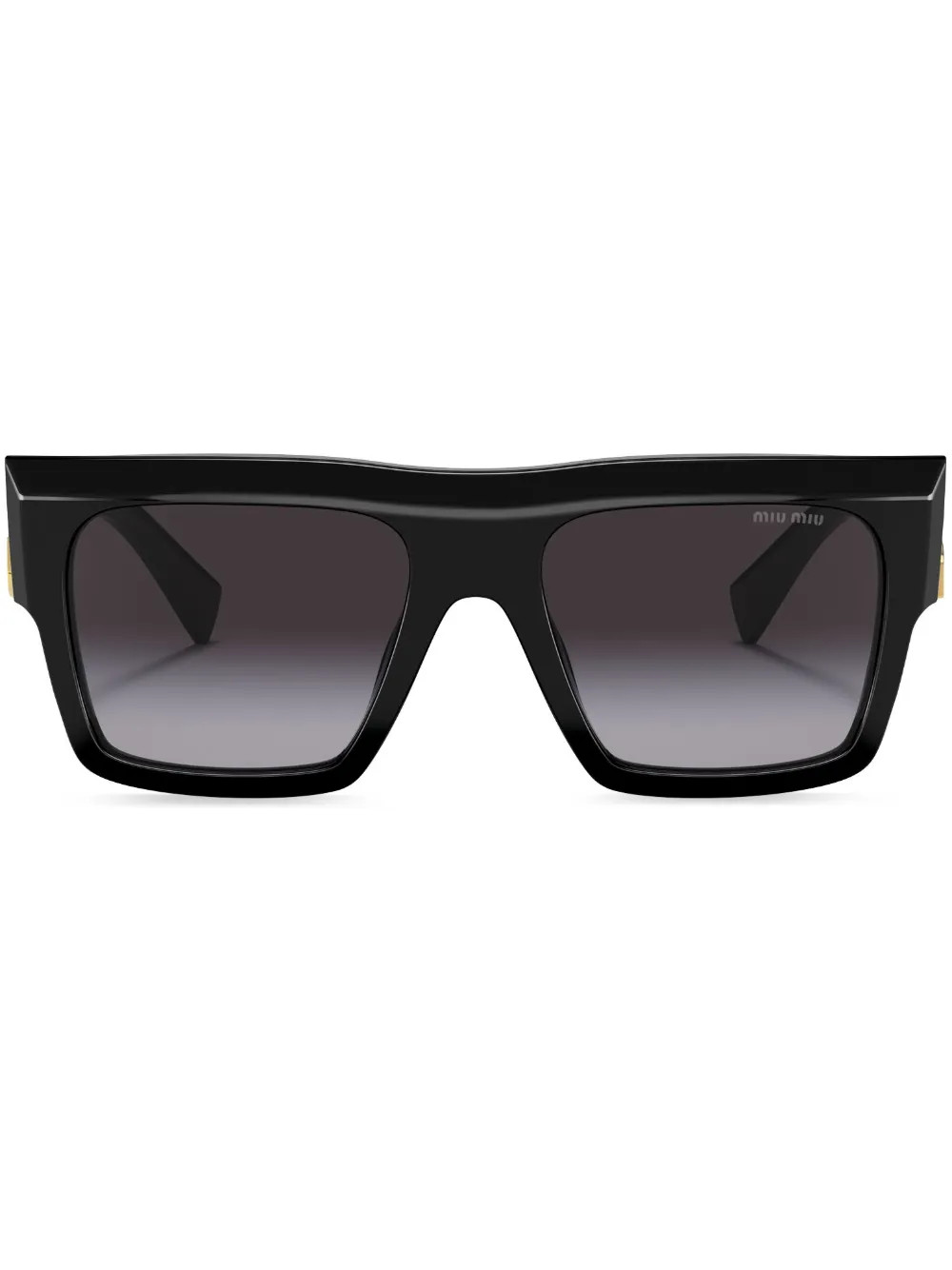 Miu Miu Eyewear Miu Glimpse logo-lettering Sunglasses - Farfetch | Farfetch Global