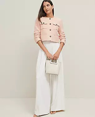 Tweed Patch Pocket Jacket | Ann Taylor