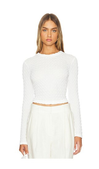 Nandra Top in White | Revolve Clothing (Global)