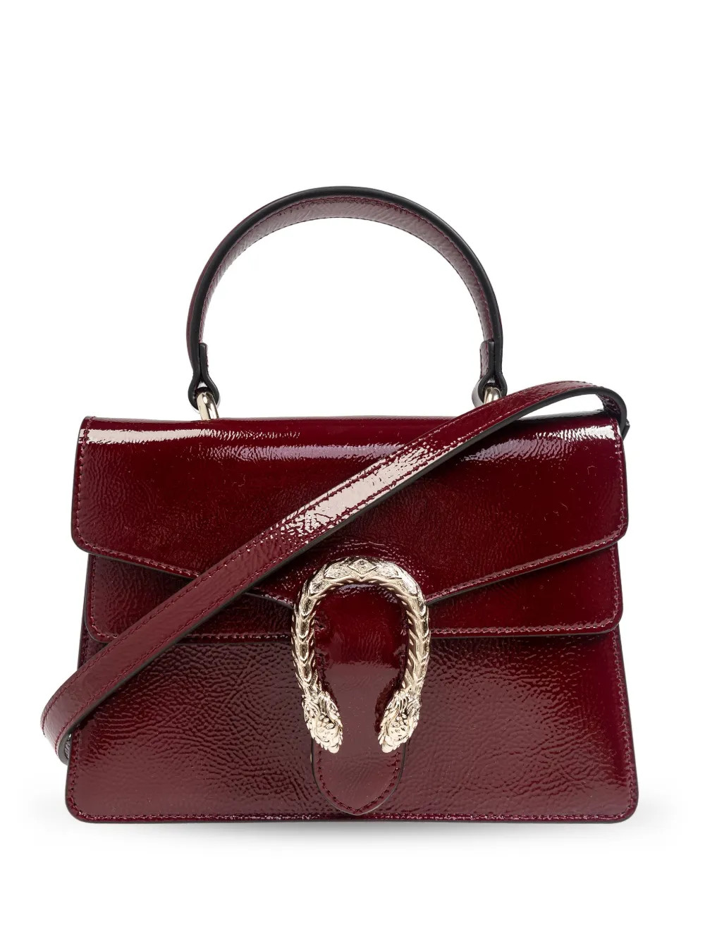 Gucci Small Dionysus patent-leather Tote Bag - Farfetch | Farfetch Global