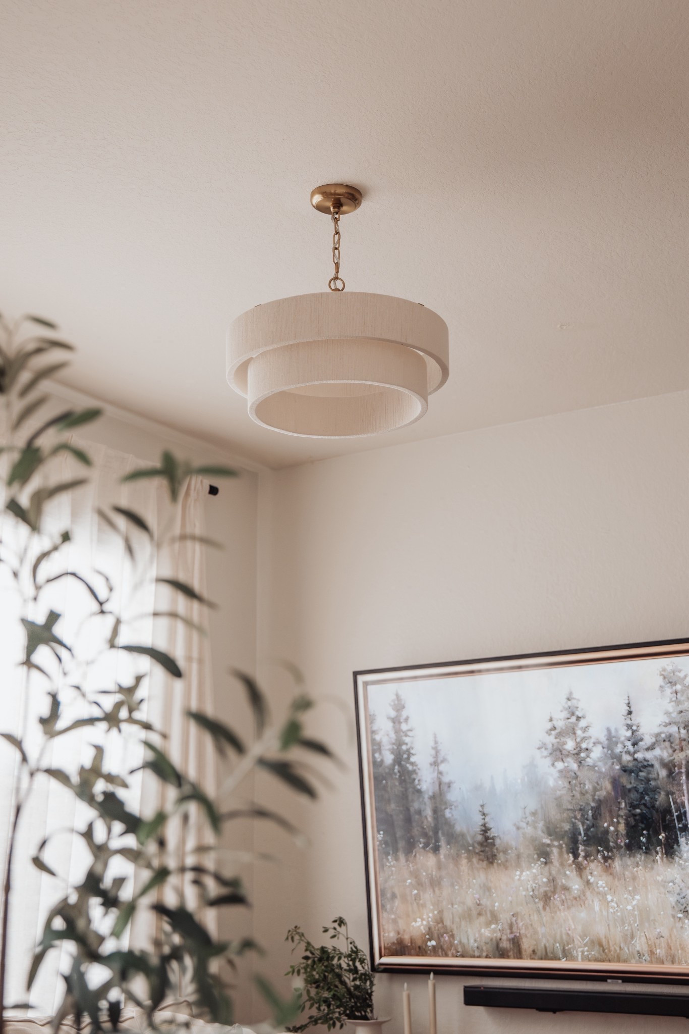 The light fixture that totally changed my space - and it’s under $150! 🤯