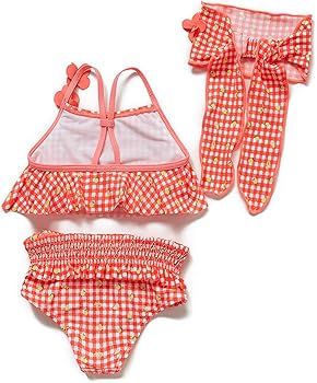 ADAVERANO Baby Girls Swimsuits One Piece UPF 50+ Infant and Toddler Two Pieces Tanks Swimwear Fal... | Amazon (US)