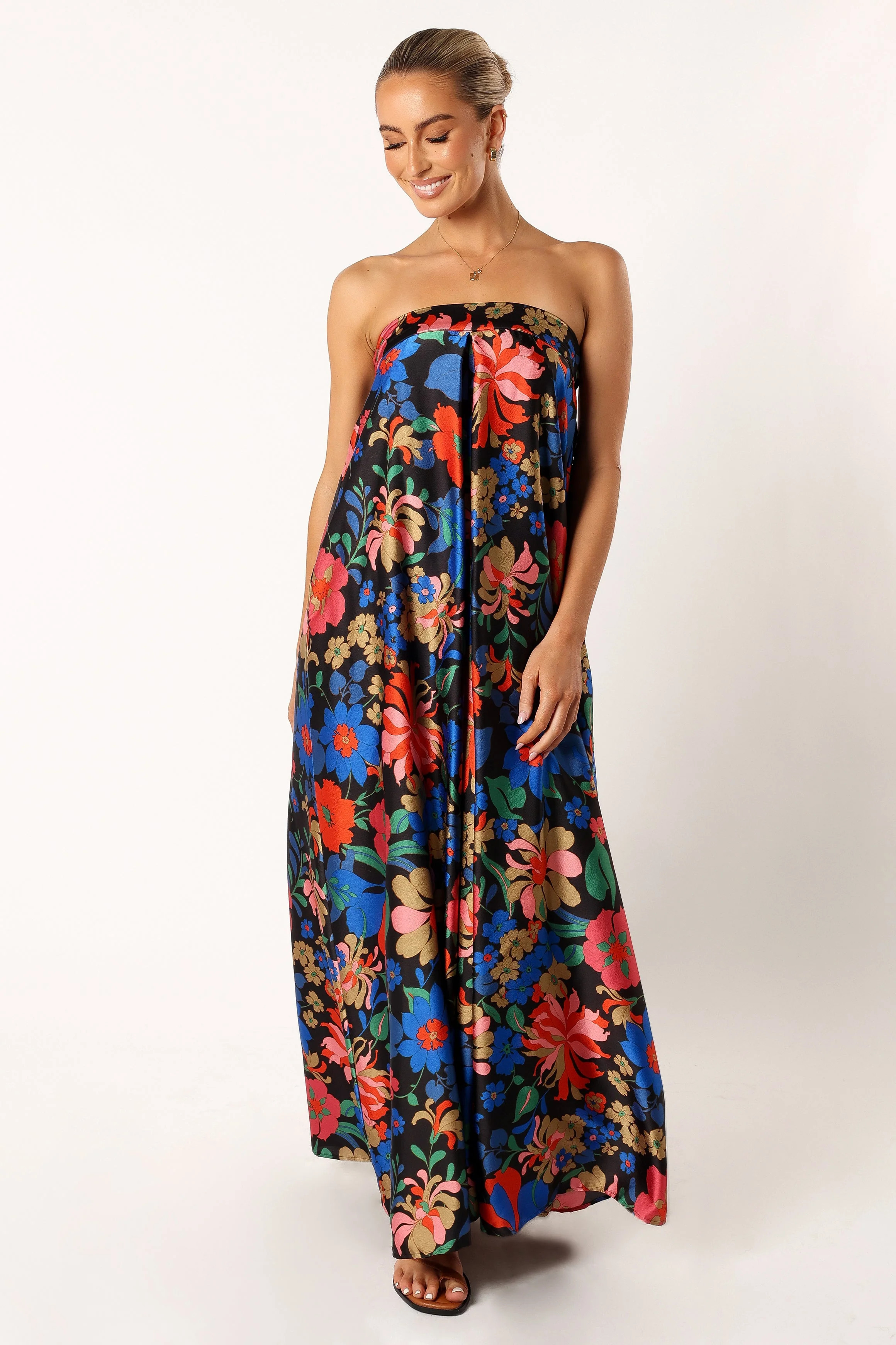 Josephine Strapless Jumpsuit - Black | Petal & Pup (US)