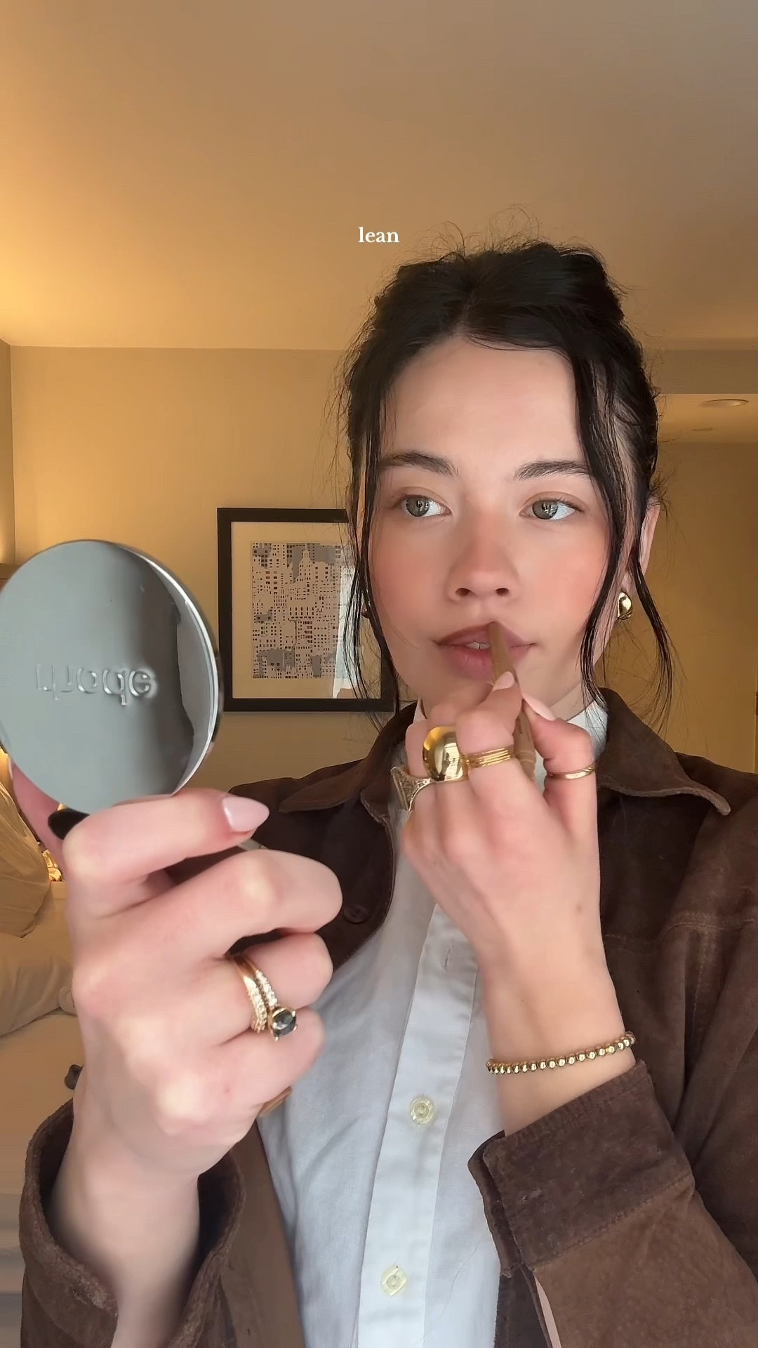 Blush & lip combo using Rhode 🧸🤎

#LTKBeauty #LTKFindsUnder50