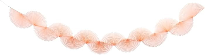 My Mind's Eye Pink Tissue Bunting Banner \u2013 Party Decorations for Baby Shower Birthday Party ... | Amazon (US)