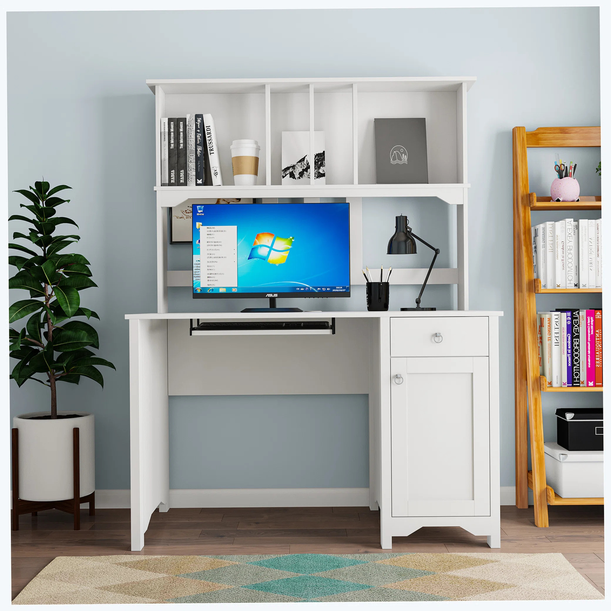 Lark Manor™ Ador 47.24'' W L-Shaped Credenza Desk | Wayfair | Wayfair North America