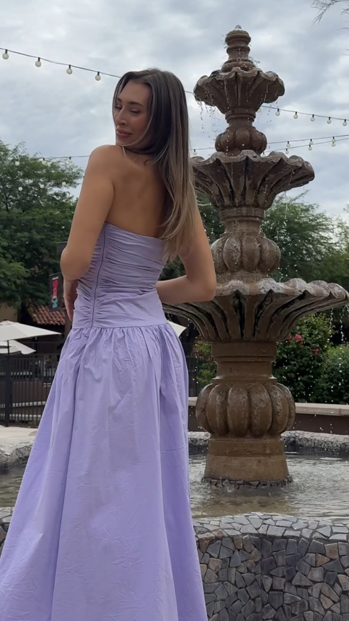 Most flattering drop waist purple dress ✨💕 

#LTKTall #LTKFallSale #LTKMidsize