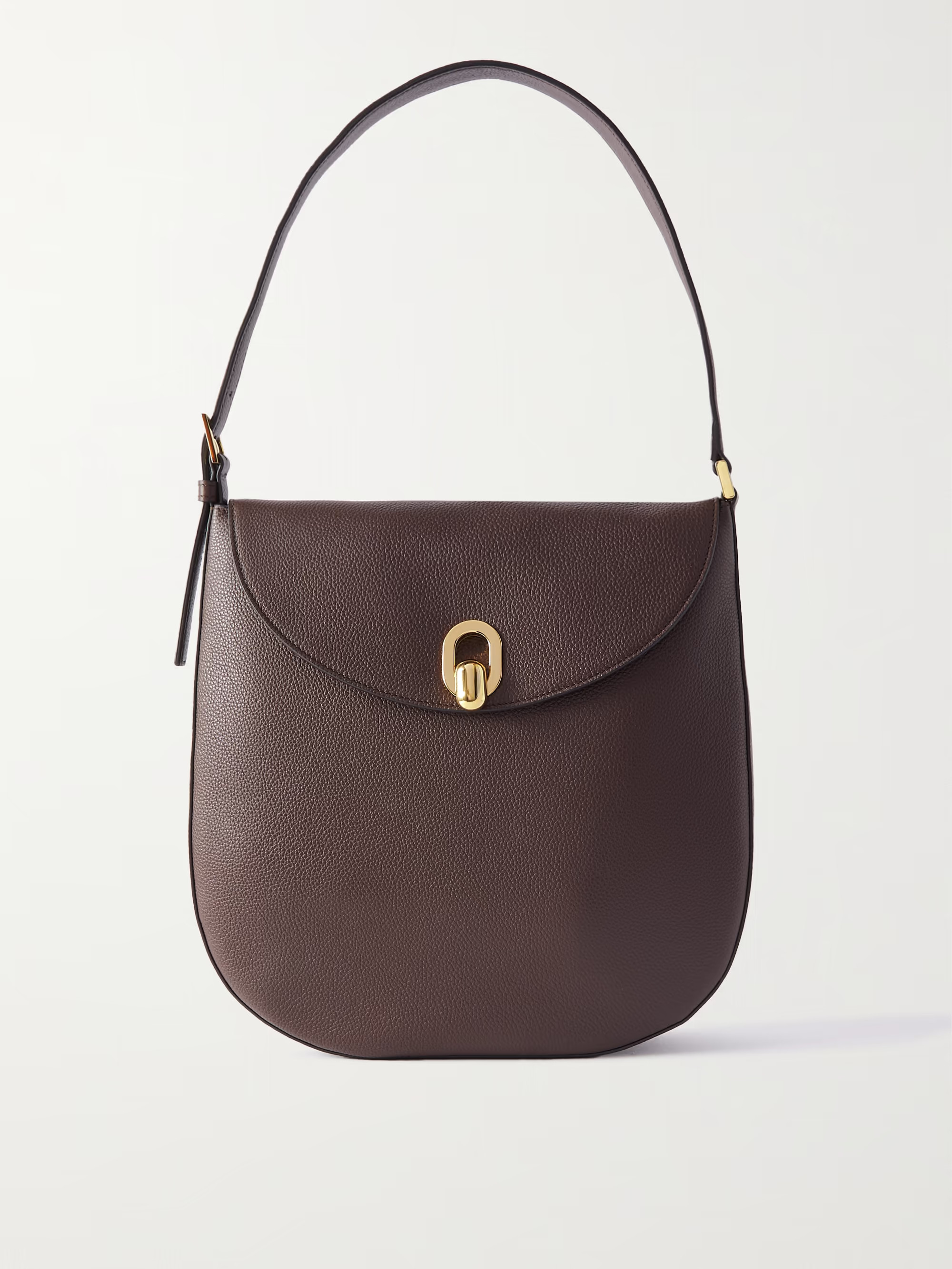 Tondo large textured-leather shoulder bag | NET-A-PORTER (US)