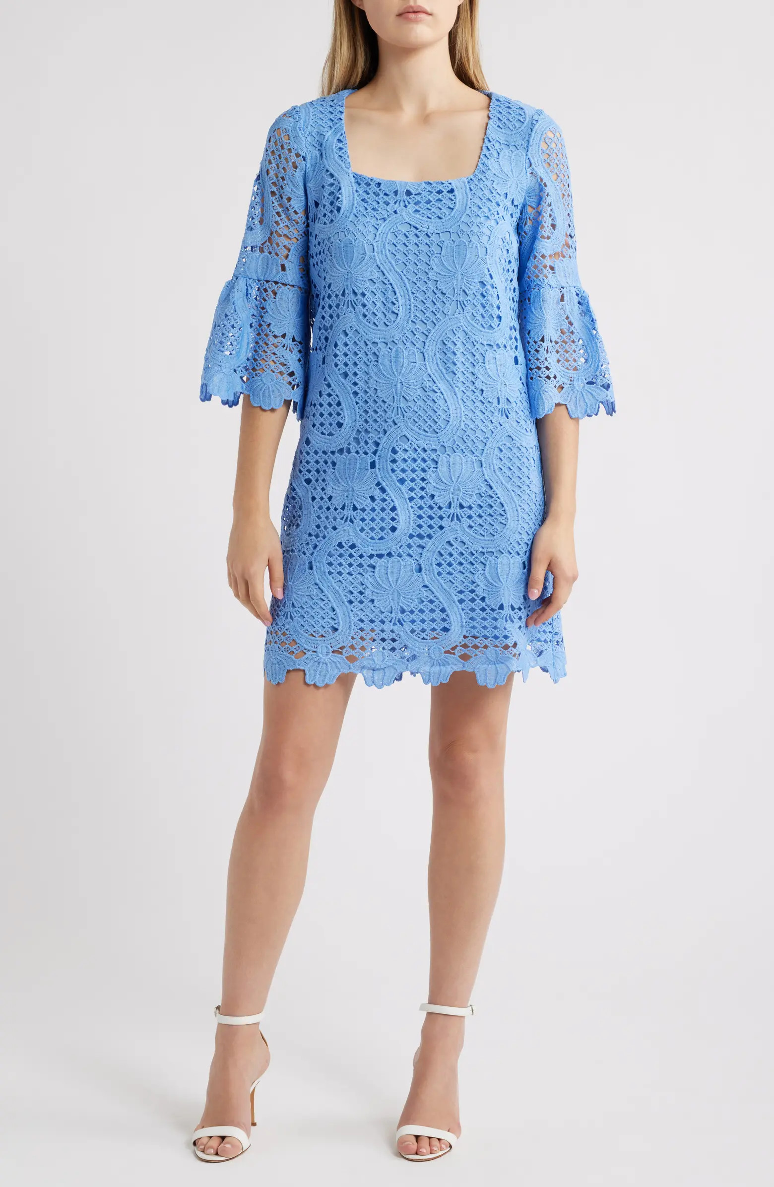 Floral Lace Shift Dress | Nordstrom