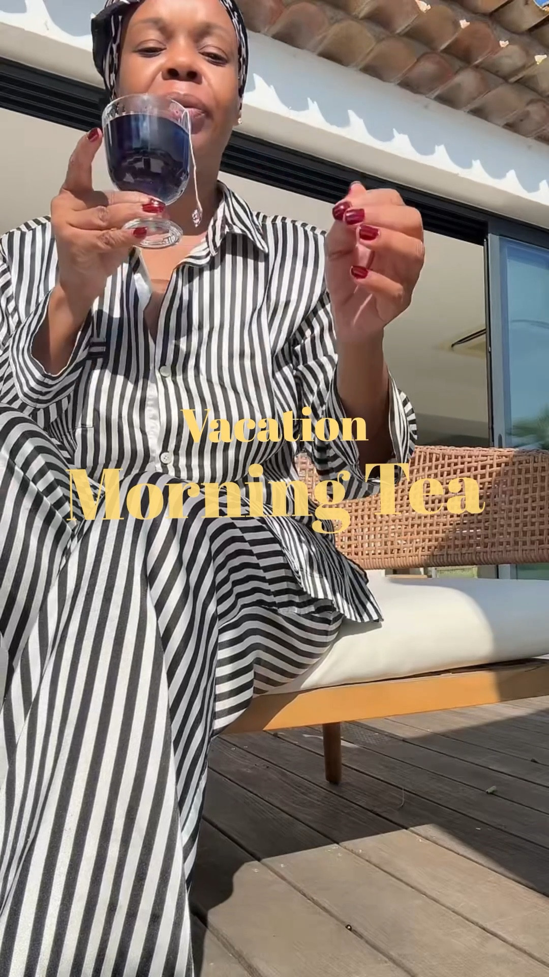 Slow vacation mornings. There’s something magical about that quiet moment before everyone else wakes up just me, the sunshine, and a warm cup of tea. Butterfly pea flower tea. It’s packed with antioxidants that help fight free radicals, support skin health, and give you that natural, lit from within glow. My favorite way to start the day calm mind, radiant skin, and a little blue magic in my cup.


#MorningRitual #ButterflyPeaFlowerTea #GlowingSkinFromWithin #WellnessRoutine #AntioxidantBoost #SkinHealth #VacationMorning

#LTKdayinmylife #LTKmorningroutine #LTKselfcare