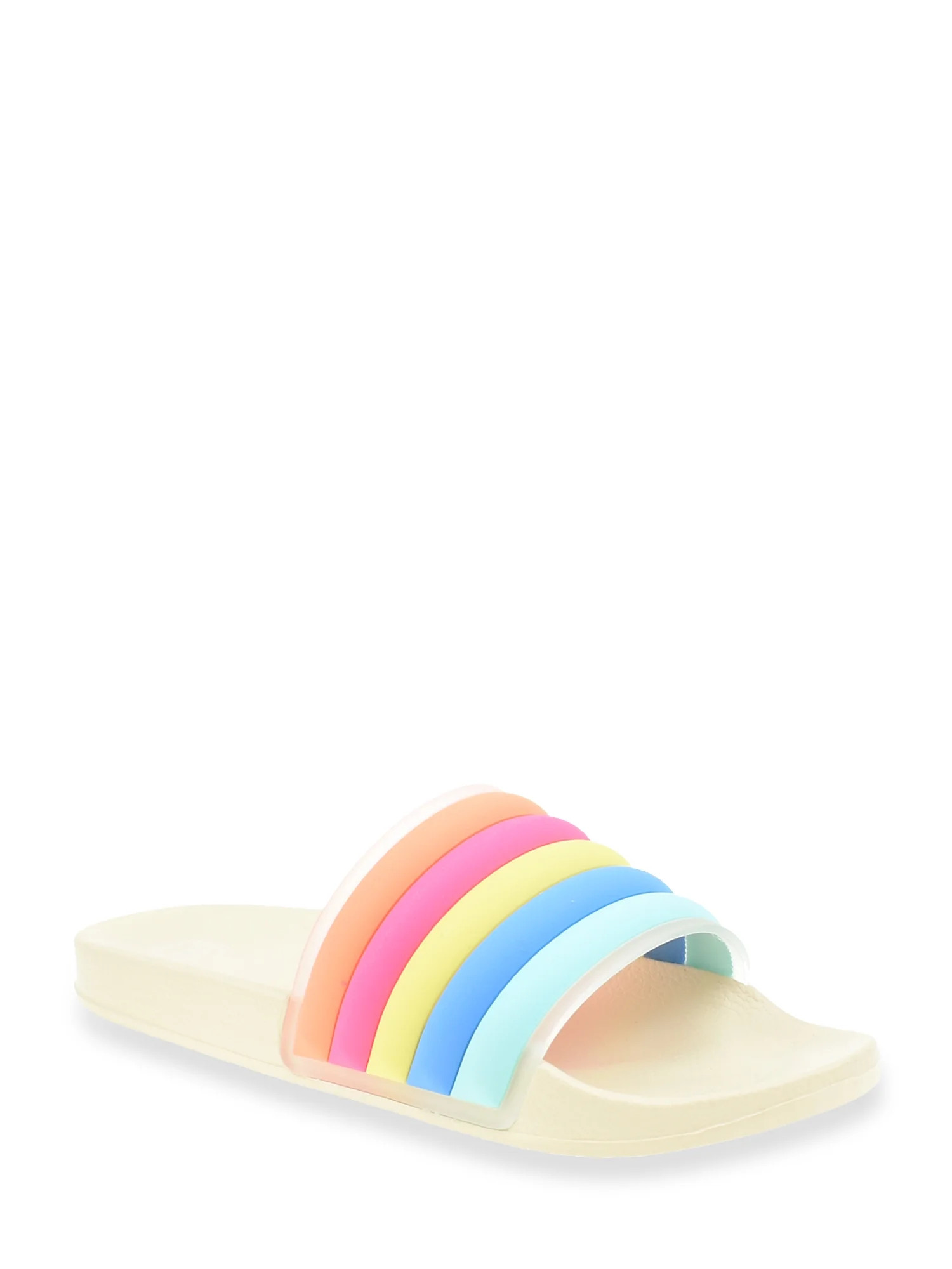 Wonder Nation Little & Big Girls Charm Slides | Walmart (US)