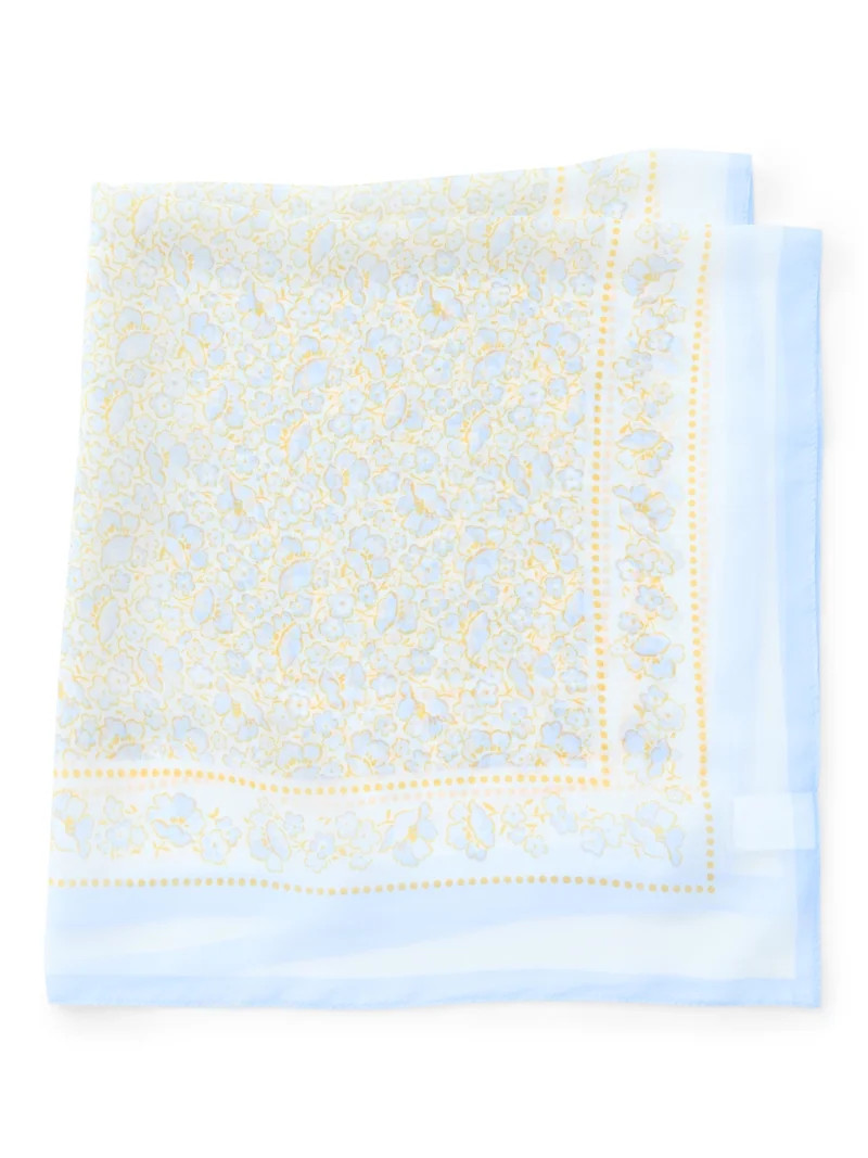 Time and Tru Women's Floral Print Square Scarf with Versatile Style | Walmart (US)