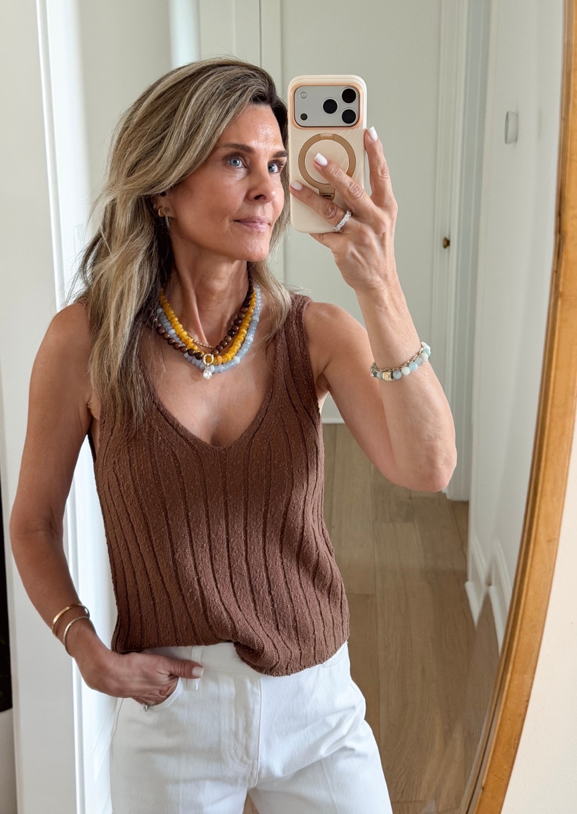 Wearing XS on knit tank top
@zsupplyclothing

#LTKootd #LTKOver40