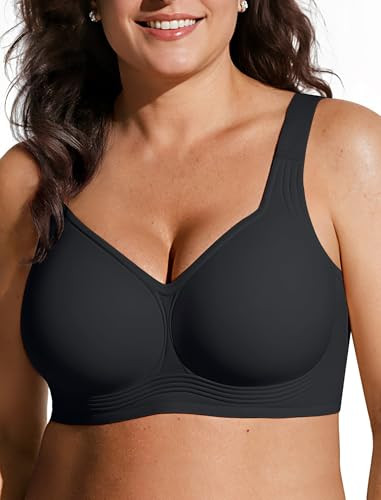 OEAK Womens Wireless Jelly Bra Plus Size Supportive Seamless Bras Full Coverage Push Up Comfortab... | Amazon (US)