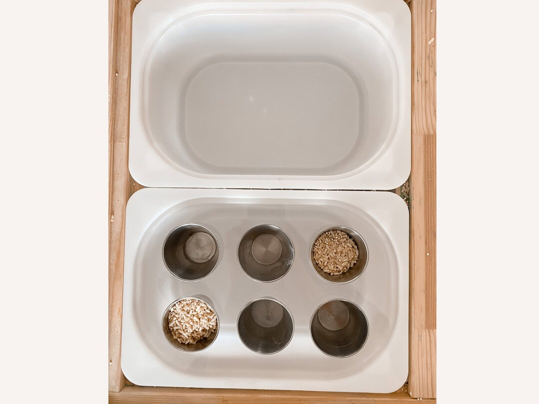 Flisat Tabel Insert, Sorting Cups, Sensory Table Play, Small Insert, IKEA, Sensory Bin Insert, Tr... | Etsy (US)